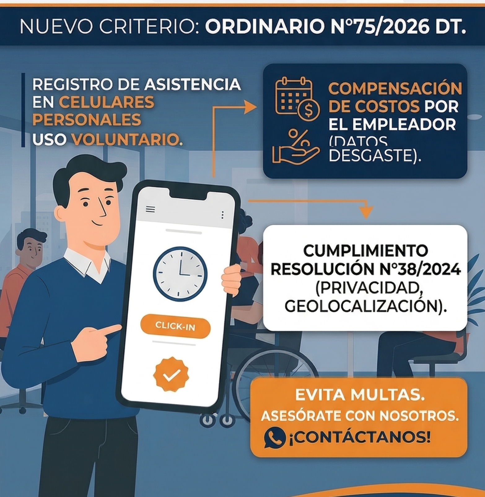 Ordinario 75 DT 2026 - Registro de Asistencia